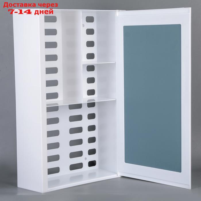 Шкафчик зеркальный Hilton, цвет белый - фото 3 - id-p221316562