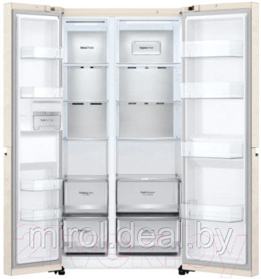 Холодильник с морозильником LG GC-B257SEZV - фото 5 - id-p221342650