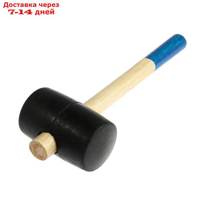 Киянка TUNDRA, деревянная рукоятка, черная резина, 650 г - фото 1 - id-p221316829