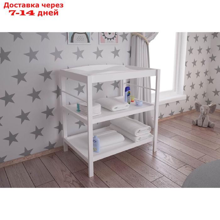 Пеленальный столик Polini kids Simple 1080, цвет белый - фото 1 - id-p221316927