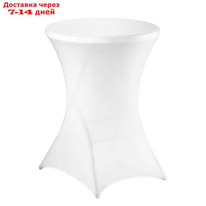Чехол свадебный на стол, белый, размер 80х110см - фото 1 - id-p221317993