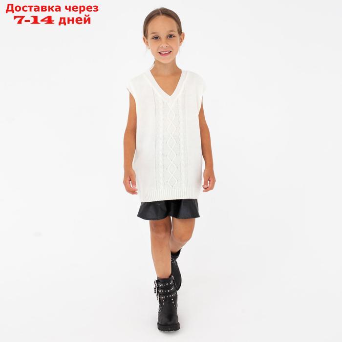 Юбка для девочки, цвет чёрный, рост 104 см - фото 3 - id-p221317099