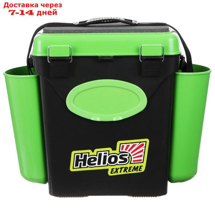 Ящик зимний Helios FishBox 10 л, односекционный, цвет зелёный - фото 1 - id-p221317178