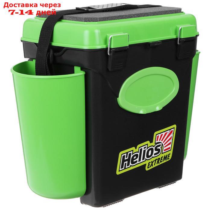 Ящик зимний Helios FishBox 10 л, односекционный, цвет зелёный - фото 2 - id-p221317178