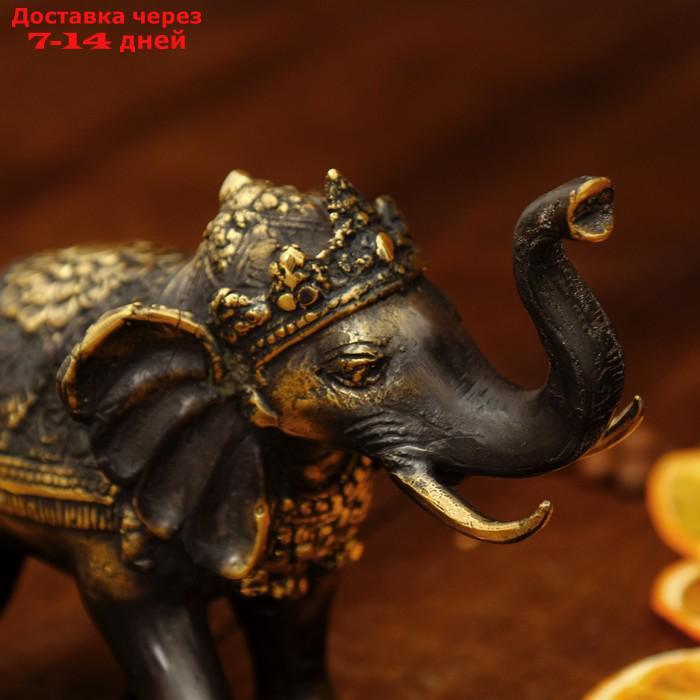 Сувенир бронза "Королевский слон" 15,5х7х12 см - фото 6 - id-p221317290