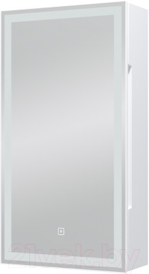 Шкаф с зеркалом для ванной Континент Allure Led 35х65 L - фото 4 - id-p221390692