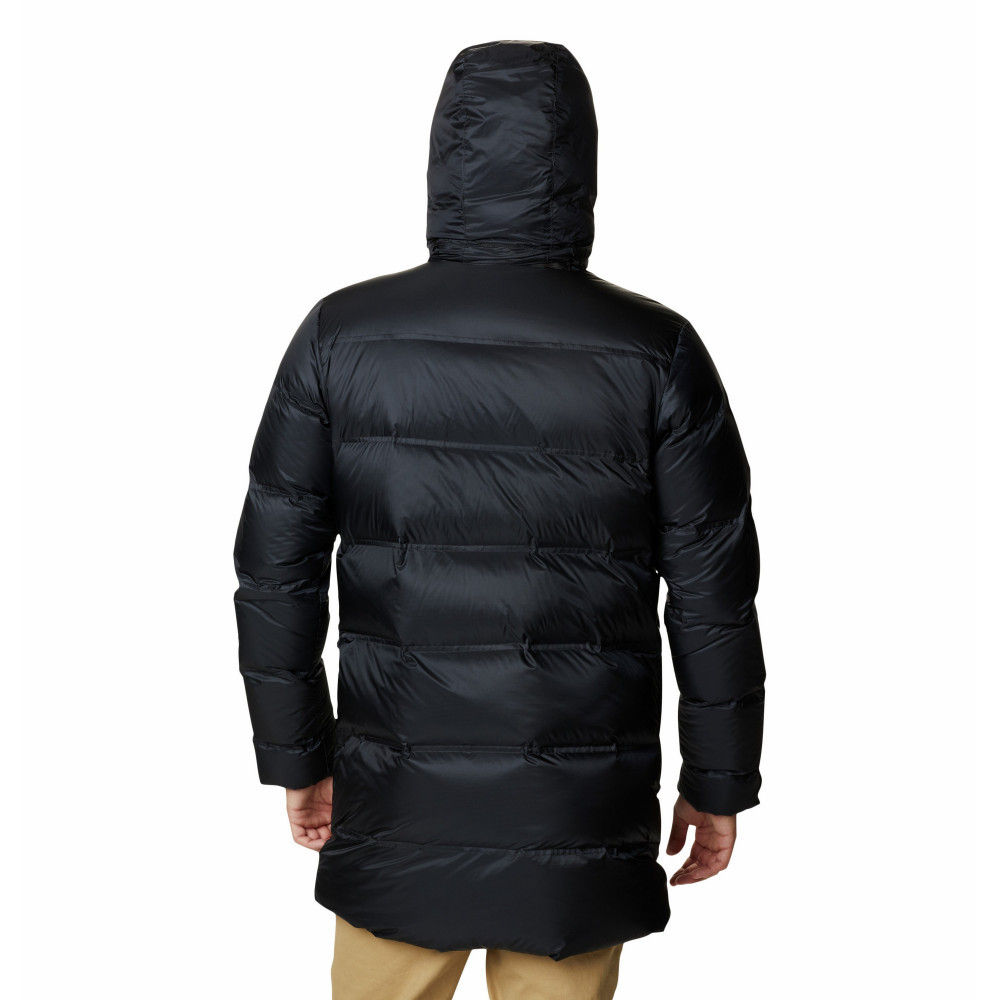 Куртка пуховая мужская Columbia Peak District Mid Down Jacket чёрный - фото 2 - id-p221396376