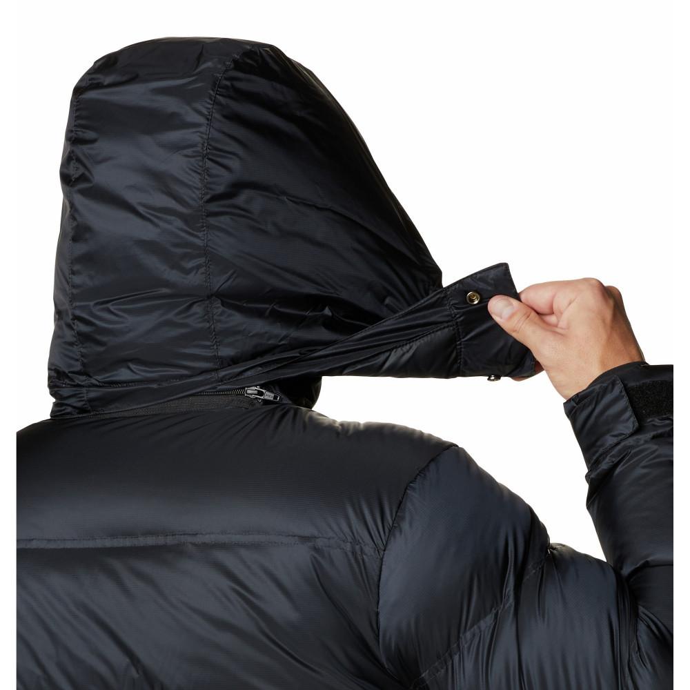 Куртка пуховая мужская Columbia Peak District Mid Down Jacket чёрный - фото 6 - id-p221396376