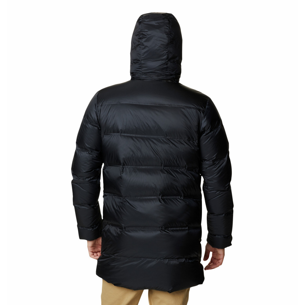 Куртка пуховая мужская Columbia Peak District Mid Down Jacket чёрный - фото 2 - id-p221396379