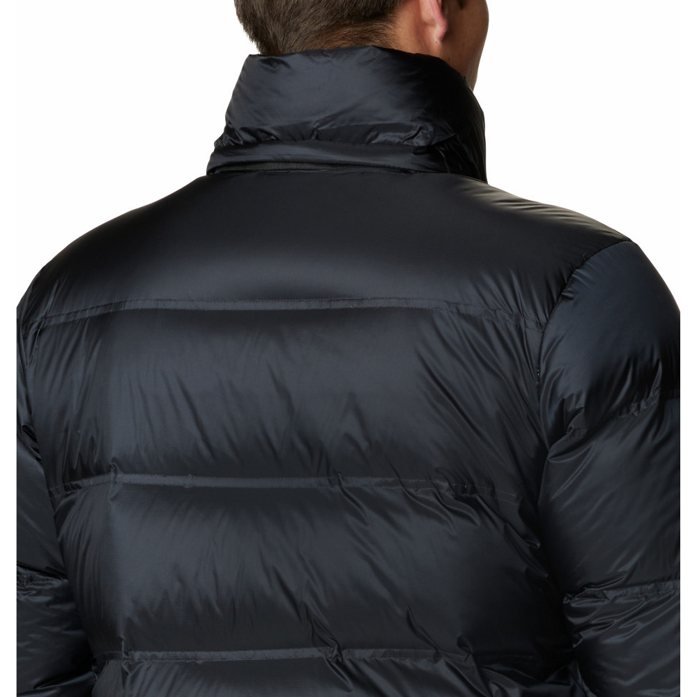 Куртка пуховая мужская Columbia Peak District Mid Down Jacket чёрный - фото 7 - id-p221396379