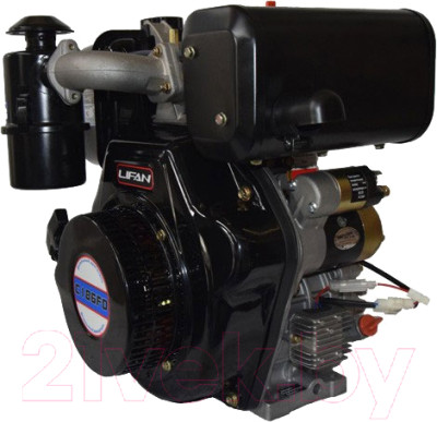 Двигатель дизельный Lifan C186F-D 6А / H8614-0165 - фото 2 - id-p221406120