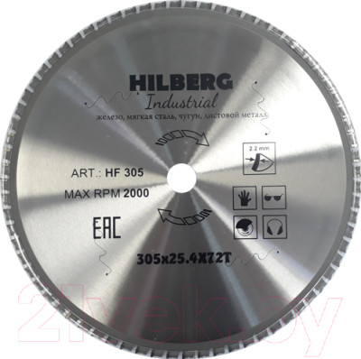 Пильный диск Hilberg HF305 - фото 1 - id-p221416816