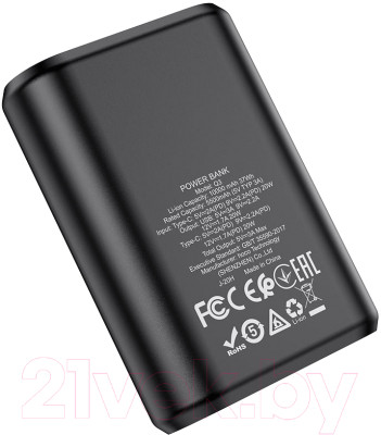 Портативное зарядное устройство Hoco Q3 J72A 10000mAh PD 20W + QC3.0 - фото 3 - id-p221413851