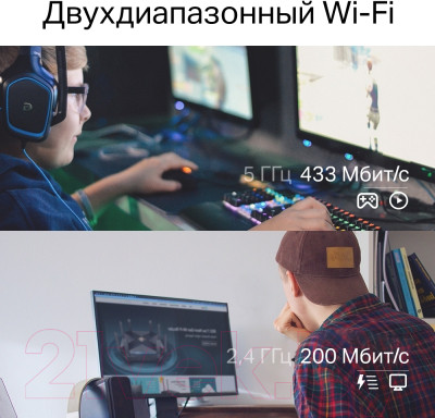 Wi-Fi-адаптер TP-Link Archer T2E - фото 4 - id-p221422012