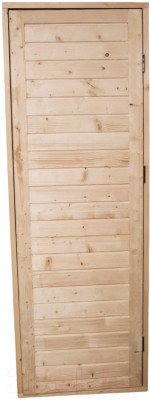 Деревянная дверь для бани КомфортПром 70x190 / 10223351 - фото 3 - id-p221432742