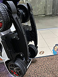 Детский толокар River Toys Mercedes-Benz G63 Z001ZZ-B (белый бриллиант) 2 в 1 трансформируется в качалку, звук, фото 2