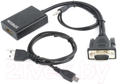 Конвертер цифровой Cablexpert A-VGA-HDMI-01 - фото 4 - id-p221443539