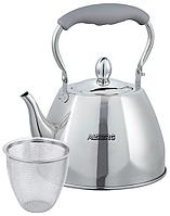 Чайник для плиты нержавеющая сталь ALBERG AL-3039 1.2 литра