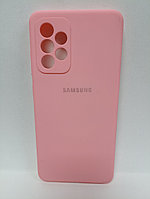 Чехол Samsung A52 soft touch розовый