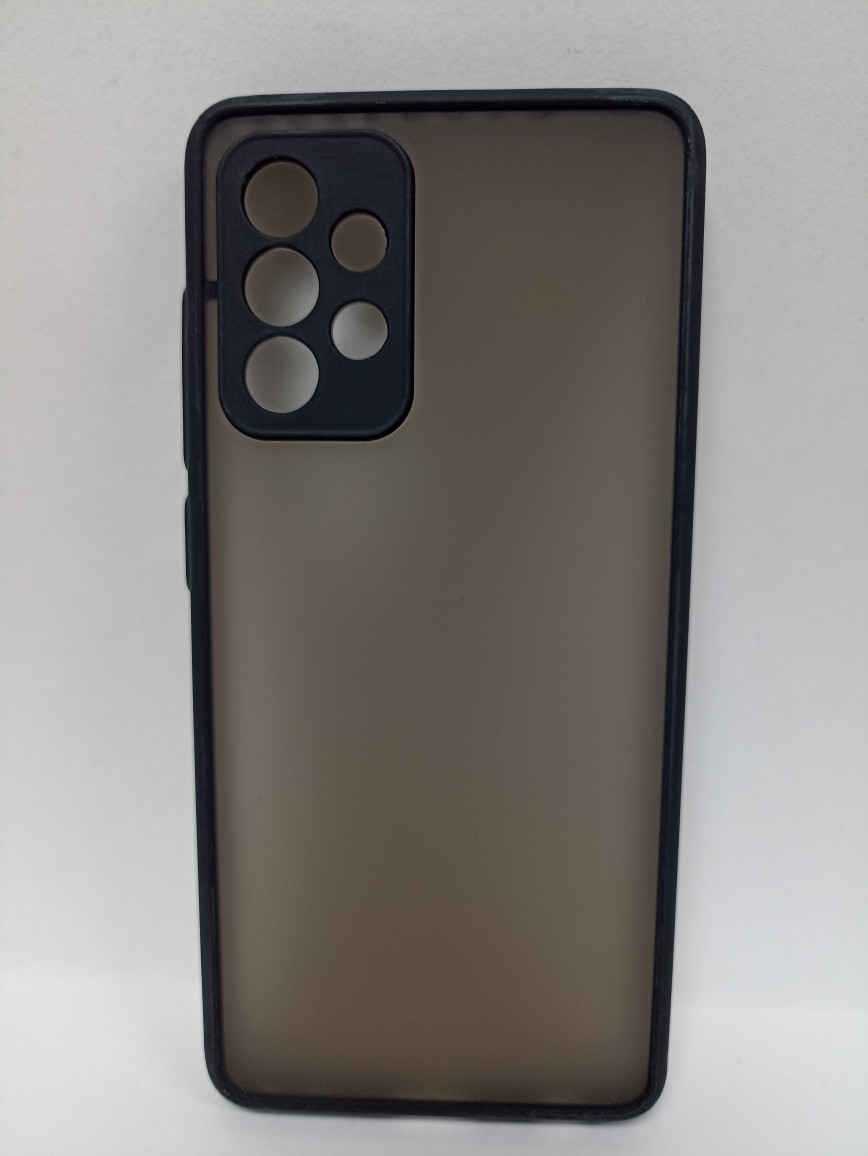 Чехол Samsung A52 матовый с черным ободком - фото 1 - id-p221478234
