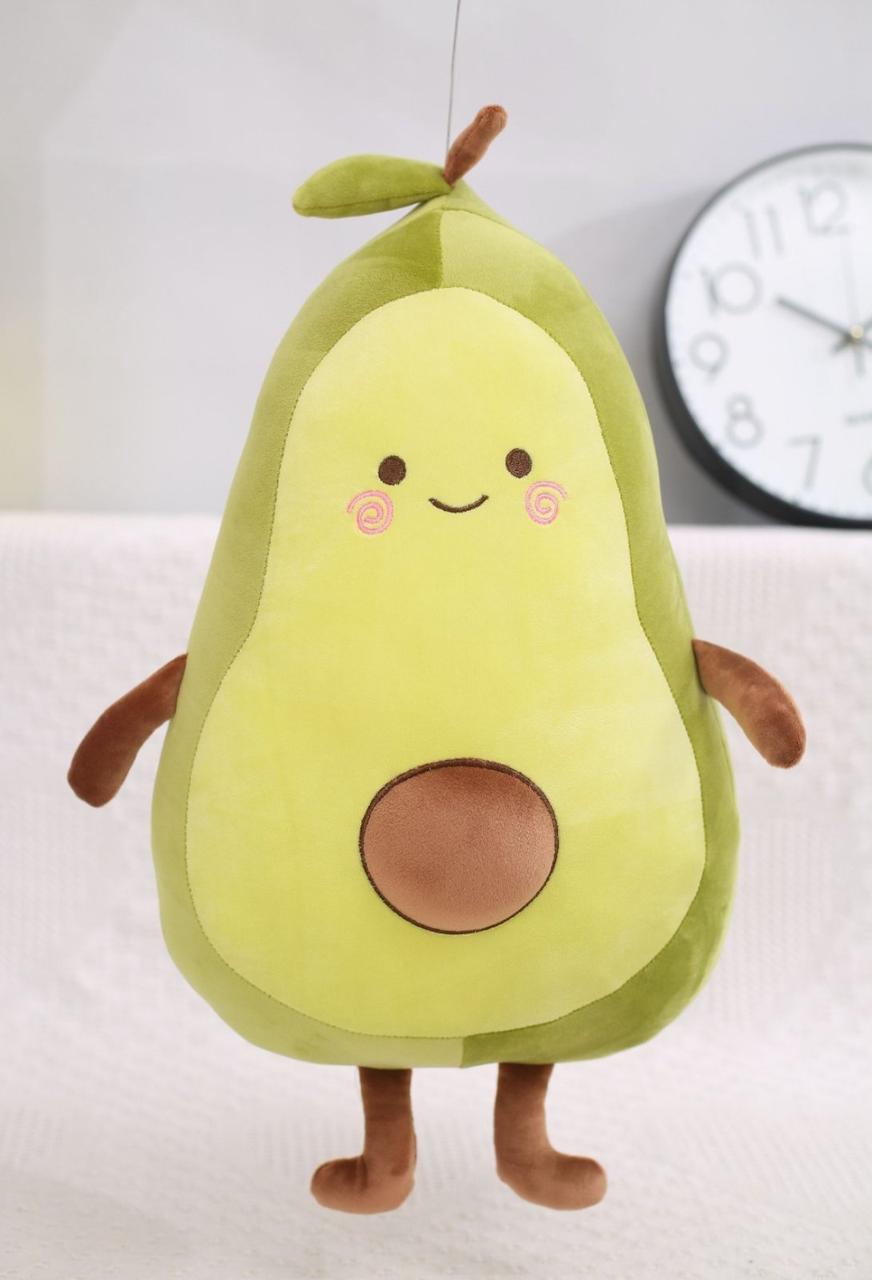 Мягкая игрушка-подушка плюшевый Авокадо, 30 см - фото 2 - id-p190694926