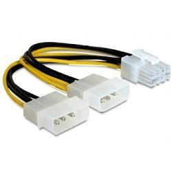 Cablexpert Разветвитель питания 2xMolex- PCI-Express 8pin, для подключения в/к PCI-Е (8pin) к б/п ATX - фото 1 - id-p221328181