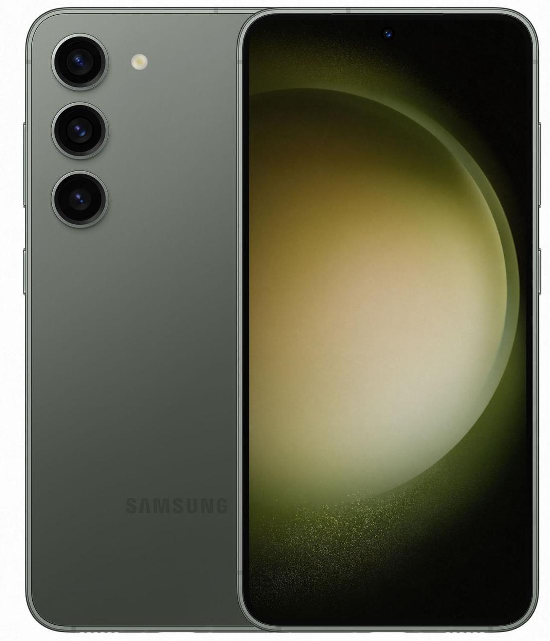 Смартфон Samsung SM-S911B Galaxy S23 5G 256Gb 8Gb зеленый моноблок 3G 4G 2Sim 6.1" 1080x2340 Android 13 50Mpix - фото 1 - id-p221328366