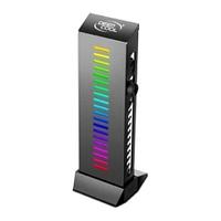 Держатель для видеокарты Deepcool GH-01 A-RGB (комплект цветового дооснащения корпуса, ARGB, подключение 3pin