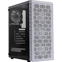 Корпус Powercase CMIZ4CW-L4 Mistral Z4 С White, Tempered Glass, Mesh, 4x 120mm 5-color LED fan, белый, ATX