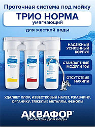 Фильтр Аквафор ТРИО Норма тройной очистки воды стационарный "под мойкой", Россия