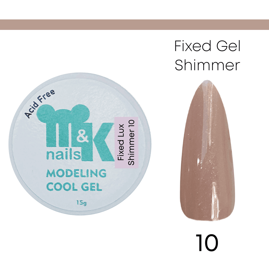 M&K Гель Fixed Lux №10 Shimmer 15мл