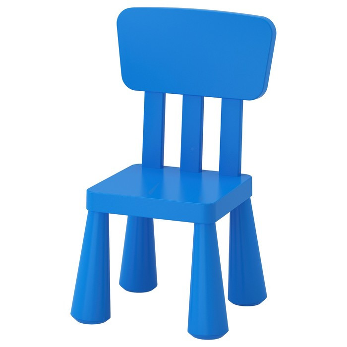 Детский стул МАММУТ, для дома и улицы, синий - фото 1 - id-p221528323