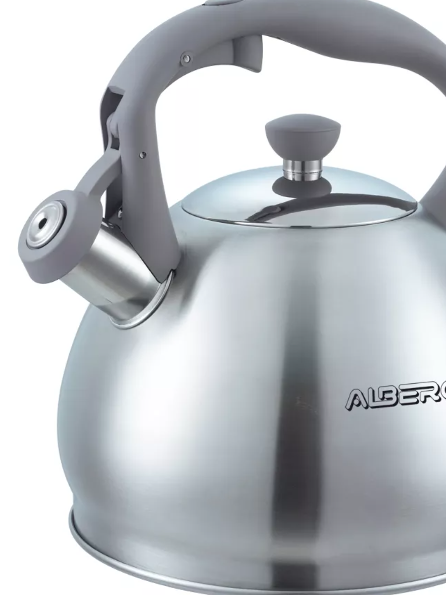 Чайник для плиты ALBERG AL-3044 3 литра, матовая полировка - фото 2 - id-p221542284