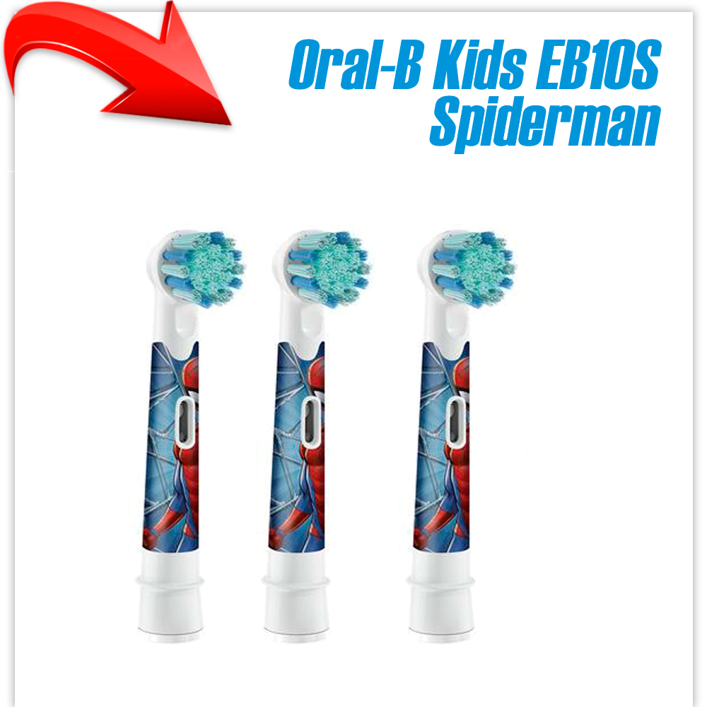 Сменная насадка Oral-B Kids EB10S Spiderman (3 шт)