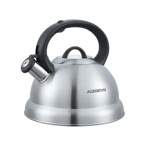 Чайник Нержавеющая сталь для плиты 3 литра, матовая полировка ALBERG AL-3045 - фото 1 - id-p221550627