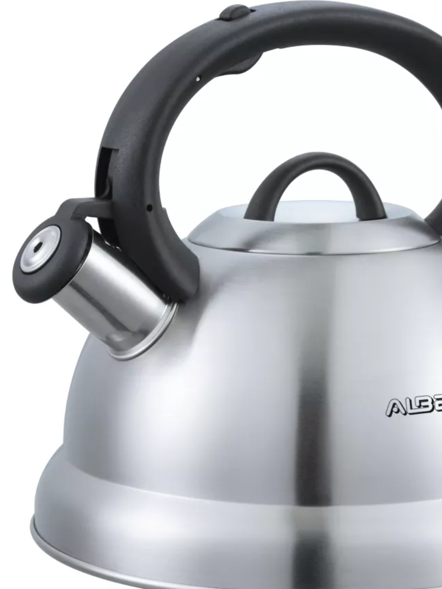 Чайник Нержавеющая сталь для плиты 3 литра, матовая полировка ALBERG AL-3045 - фото 4 - id-p221550627