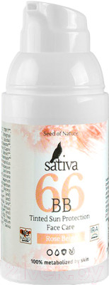 BB-крем Sativa Ухаживающий с тонирующим эффектом №66 Rose Beige SPF15 - фото 1 - id-p221533289