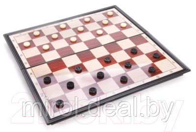 Набор настольных игр Наша игрушка Шашки, шахматы / 8008-2 - фото 2 - id-p221536563