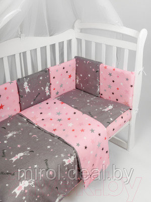 Комплект постельный для малышей Amarobaby Princess / AMARO-3015-Prin - фото 2 - id-p221541527