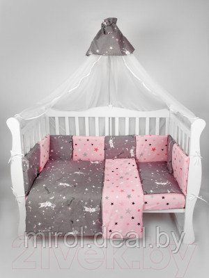 Комплект постельный для малышей Amarobaby Princess / AMARO-3015-Prin - фото 5 - id-p221541527