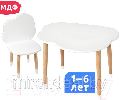 Комплект мебели с детским столом Mega Toys Облачко / 71023/70023 - фото 7 - id-p221549506