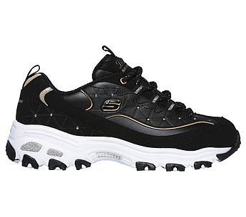 Кроссовки женские Skechers D'Lites Glamour Feels черный 13087-BKRG