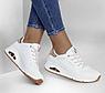 Кроссовки женские Skechers Uno - Shimmer Away белый 155196-WHT, фото 2