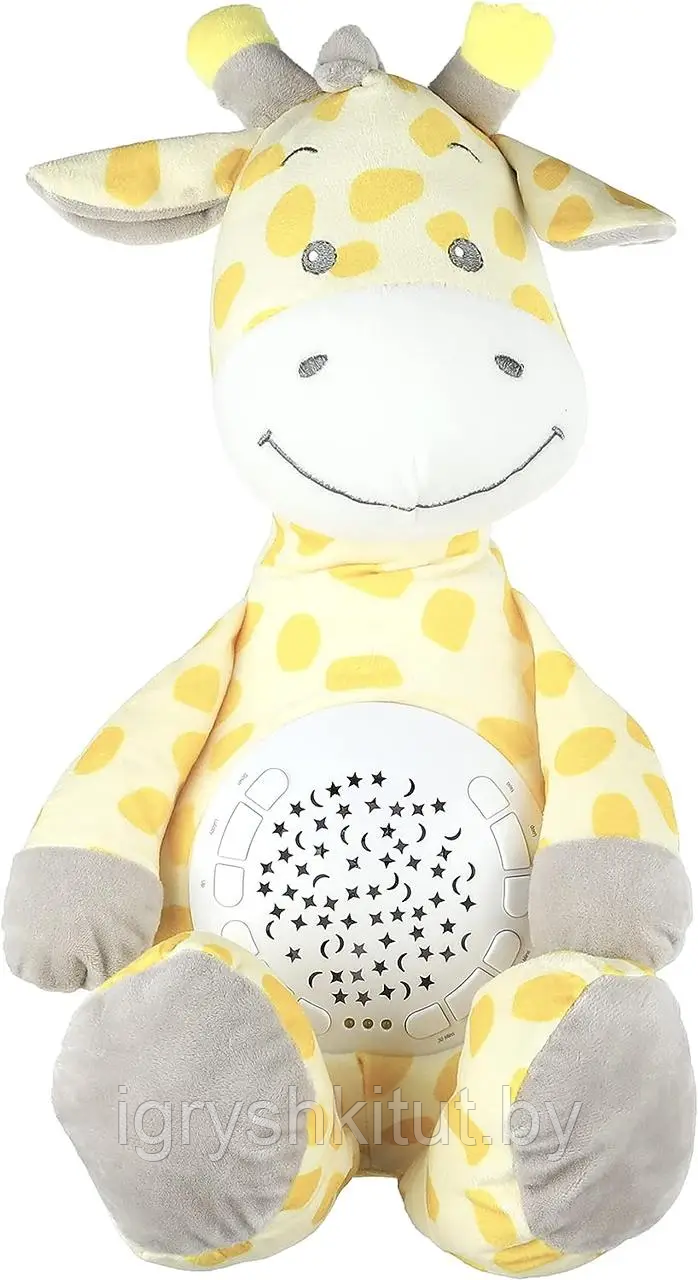 Игрушка-Ночник для малышей "Жирафик" (проектор звездного неба, колыбельные, звуки природы, таймер) - фото 2 - id-p221558173