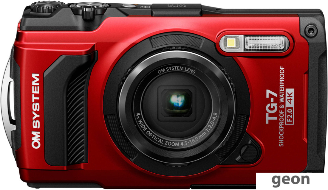 Фотоаппарат Olympus Tough TG-7 (красный) - фото 1 - id-p221558470