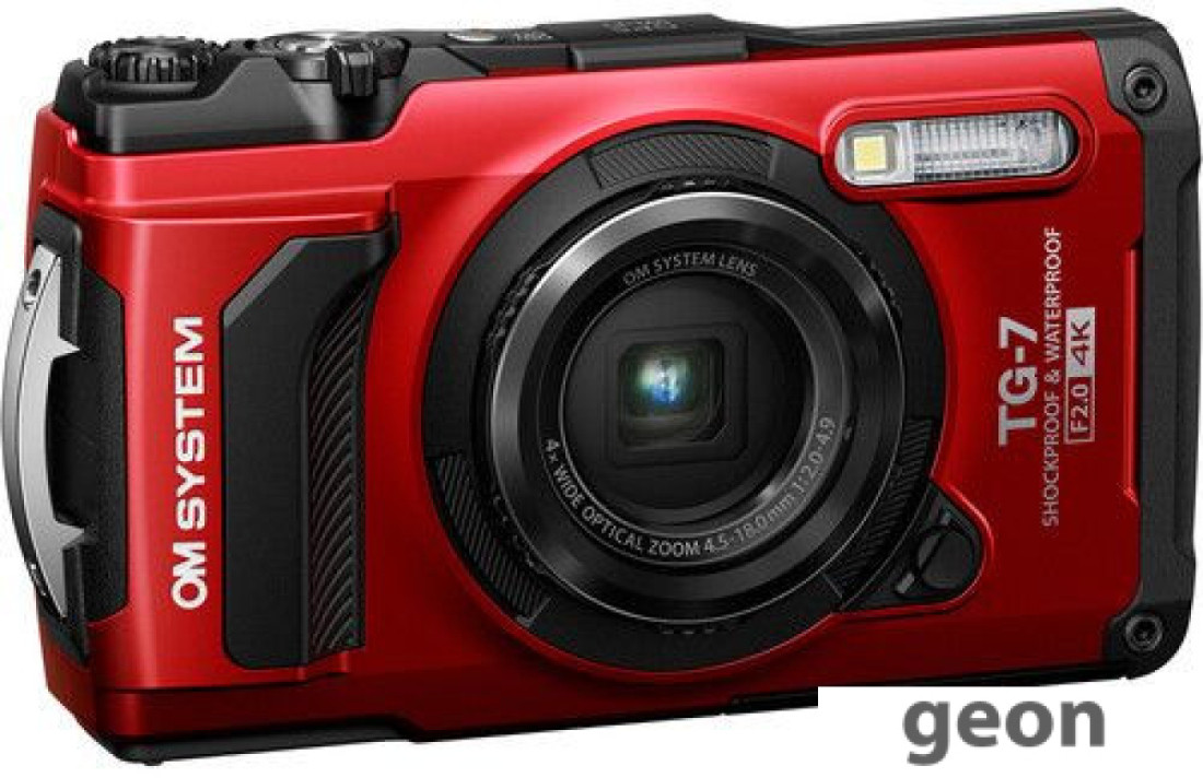 Фотоаппарат Olympus Tough TG-7 (красный) - фото 2 - id-p221558470