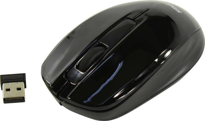 Манипулятор SmartBuy One Wireless Optical Mouse SBM-332AG-K (RTL) USB 3btn+Roll беспроводная - фото 1 - id-p221558584