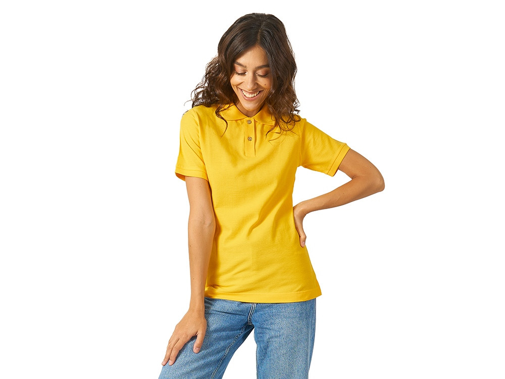 Рубашка поло Boston женская, золотисто-желтый - фото 2 - id-p221558892