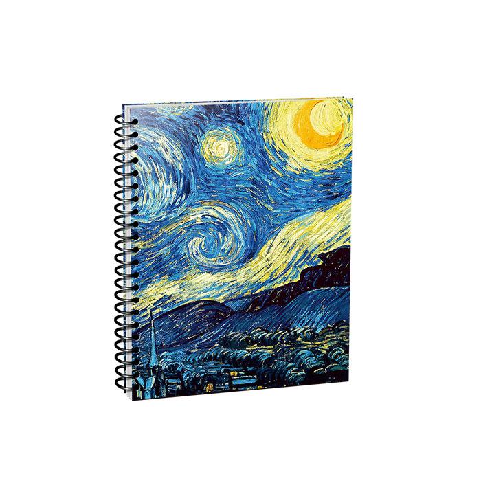 Скетчбук Ван Гог. Звёздная ночь, 100 листов А6 - фото 1 - id-p221558734