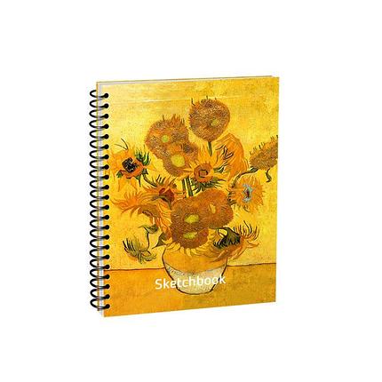 Скетчбук Ван Гог. Подсолнухи, 100 листов А6, фото 2
